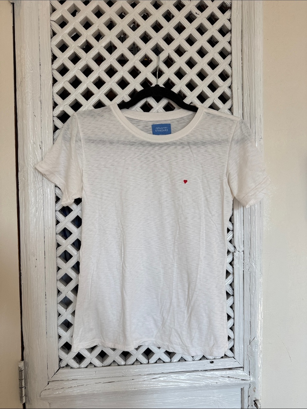 Industry Standard White Heart T-Shirt